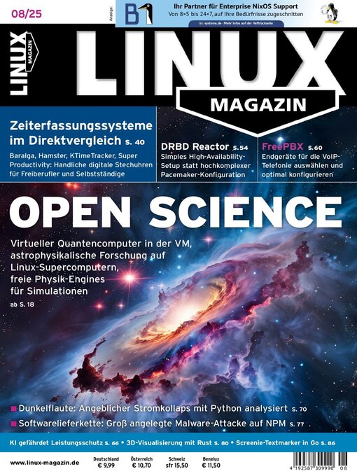 Title details for Linux Magazin germany by Computec Media GmbH - Available